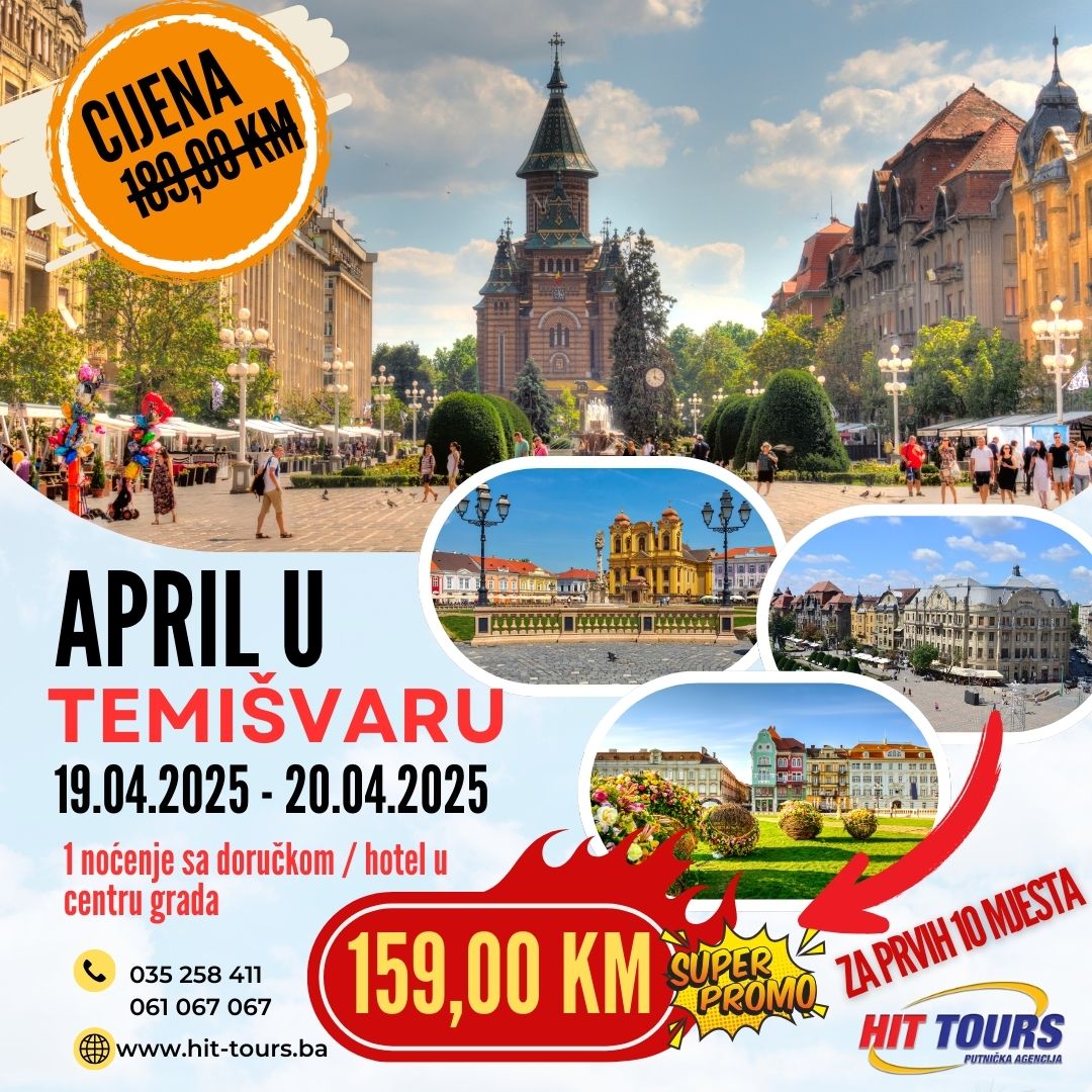 Temišvar u Aprilu - Super ponuda